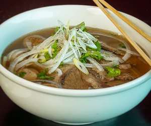 Pho beef noodle soup